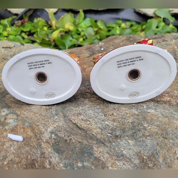 Santa Sleigh & Reindeer Salt & Pepper Shaker Christopher Radko - Picture 12 of 12